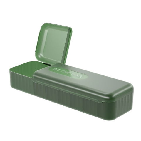 Pentru casa - Cutie Organizatoare pentru Cabluri, Flippy, din Plastic, 28 x 9 x 6 cm, Verde