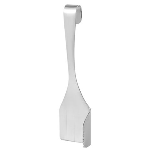 Ustensile pentru Bucătărie - Cutit Dozator pentru Unt, Flippy, din Otel Inoxidabil, Taietor pentru Unt, 16.5 x 4.5 cm, Argintiu