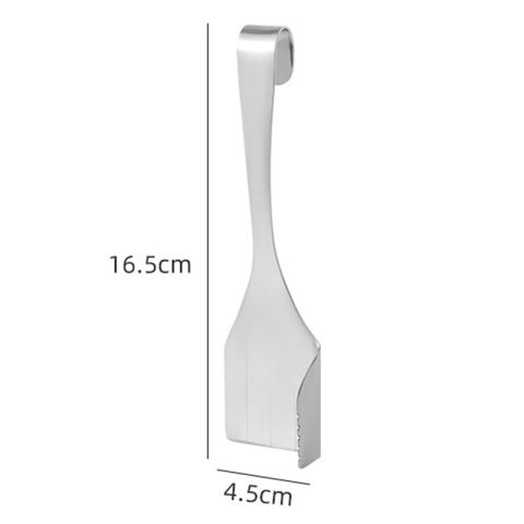 Ustensile pentru Bucătărie - Cutit Dozator pentru Unt, Flippy, din Otel Inoxidabil, Taietor pentru Unt, 16.5 x 4.5 cm, Argintiu