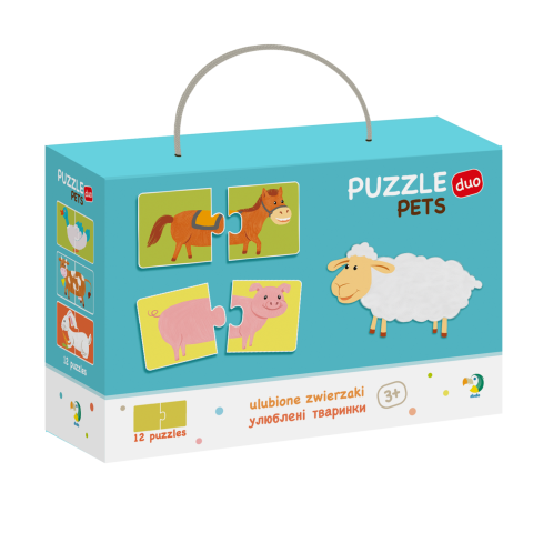 Puzzle-uri educative - Duo Puzzle - Ferma (2 piese)
