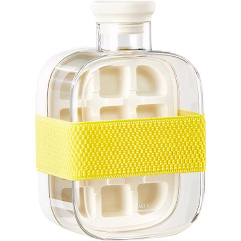 Forme cuburi de gheata - Forma de Gheata, Flippy, 2in1, Tip Sticla cu Pai, 500 ml, 12 Cuburi, 16.3 x 10.8 x 8 cm, Alb