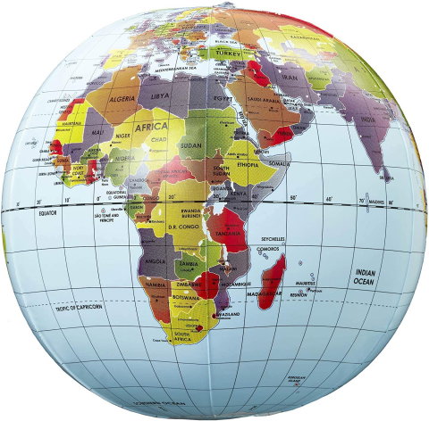 Import - Glob pamantesc gonflabil - 50 cm