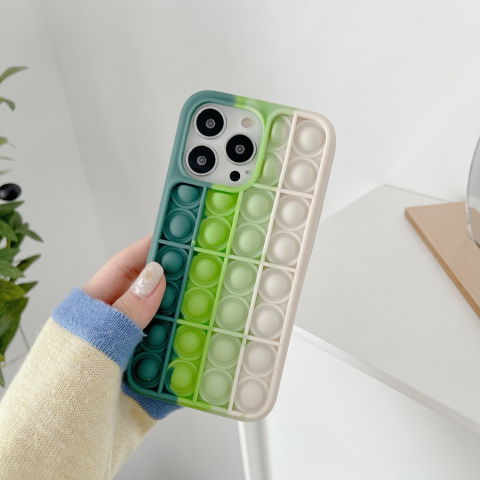 POP IT - Husa de protectie Flippy Pop It compatibila cu Apple iPhone 13,Model 3,Multicolor