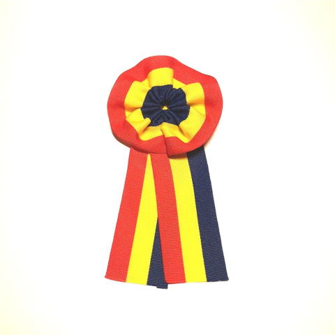 Pentru casa - Insigna Textila tip Coarda, Flippy, Insigna Drapelul Romaniei, din Material Textil, 5.3 cm, insigna Tricolorul Romaniei, Multicolor