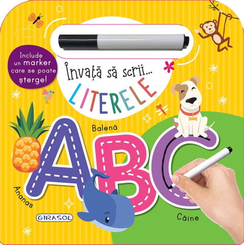 Carti pentru copii - Invata sa scrii - Literele