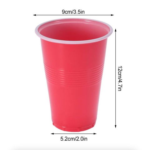 50 - 100 LEI - Joc de Baut BEER PONG, Flippy, Set din 24 Mingi de Tenis si 24 Pahare Reutilizabile, Joc Interactiv pentu Adulti, Albastru Portocaliu