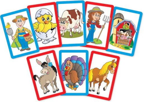 Best deals - Joc de carti 2 in 1 - Ferma vesela