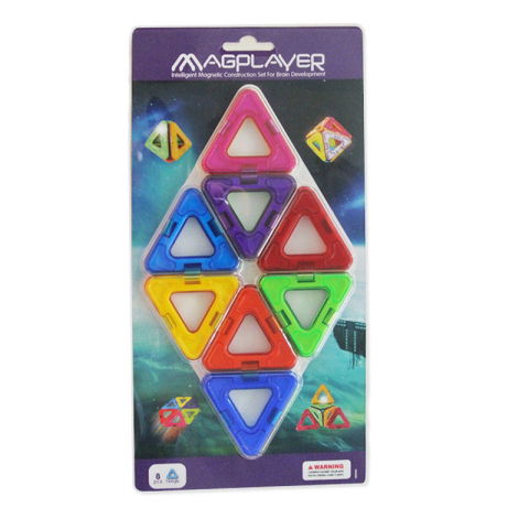Jocuri magnetice - Joc de constructie magnetic - 8 piese
