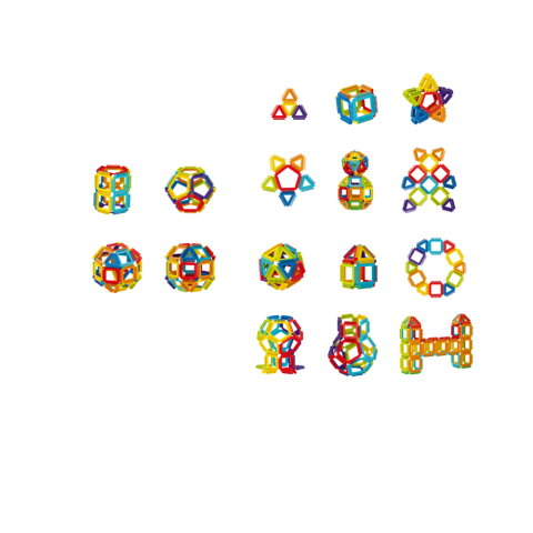 25 - 50 LEI - Joc de constructie STEAM - Forme magice (26 piese)