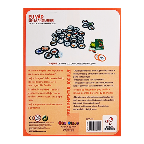 Jucarii de logica - Joc de logica - Eu vad - Lumea animalelor