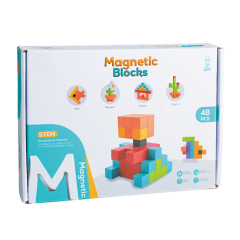 Best deals - Joc de logica STEM magnetic - Modele 3D