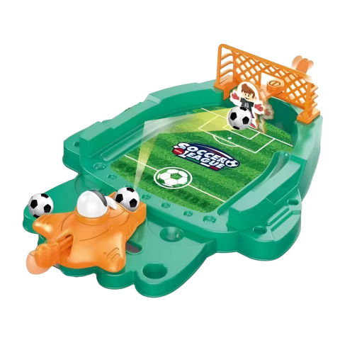 10 - 25 LEI - Joc de Masa Mini Fotbal Interactiv pentru Copii, Flippy, Board Game, Mingi si Figurine Incluse, 30x19.5x6.8 cm, Multicolor