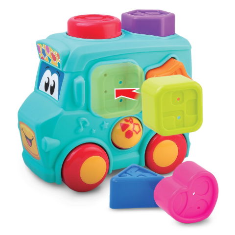 Jucarii indemanare - Joc de sortare - Autobuzul vesel