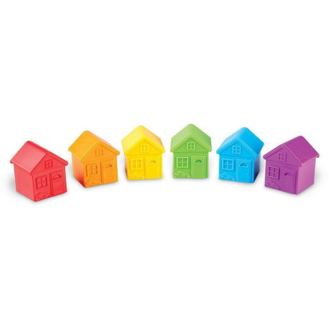 Jucarii de logica - Joc de sortare - Casute colorate