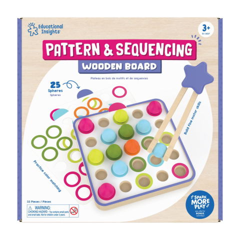 Jucarii de logica - Joc din lemn - Modele si secvente