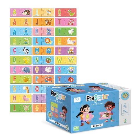 Jucarii lingvistice - Joc educativ - Invat alfabetul (limba romana)