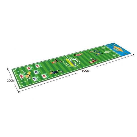 10 - 25 LEI - Joc Interactiv, Flippy, Covor de Fotbal 90 x 20 cm, 1-4 Jucatori, +5 Ani, 6 Mingi Incluse, Verde