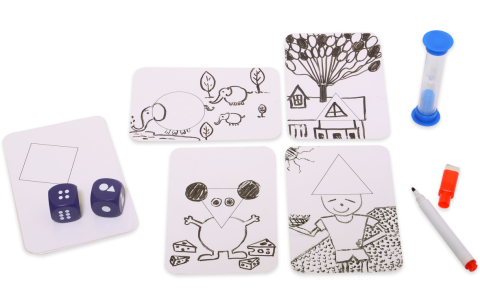 Jocuri de masa - Joc interactiv - Inventeaza o poveste