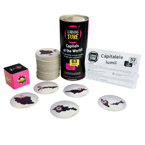 Best deals - Joc Learning Tube® - Capitalele lumii