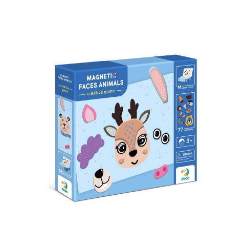 Jucarii dezvoltare imaginatie - Joc magnetic - Animalute haioase