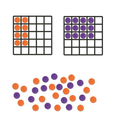 Jocuri matematice - Joc magnetic gigant - Invat matematica