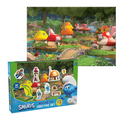 Jocuri magnetice - Joc magnetic - Strumfii