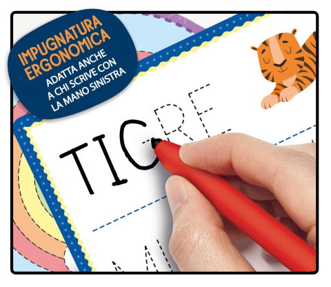 Jucarii lingvistice - Joc Montessori - Scoala de scris (Italiana)