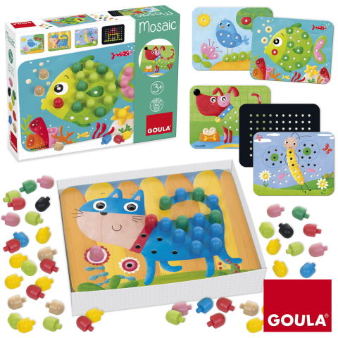 Jucarii arta si creativitate - Joc mozaic - Animalute