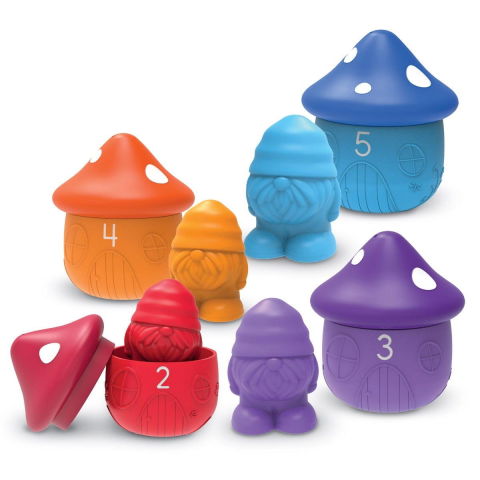 Jucarii de logica - Joc pentru sortat si numarat - Casutele piticilor