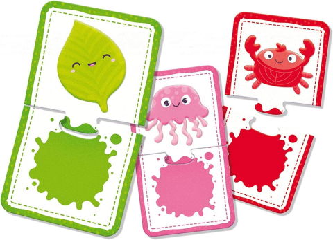 Jucarii de logica - Joc tactil Montessori - Culori