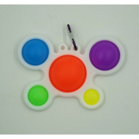 Import - Jucarie Antistres Flippy - Fidget Toy, Simple Dimple, Crab, Multicolor