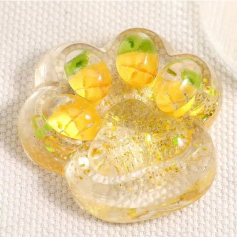 10 - 25 LEI - Jucarie Antistres Squishy, Flippy, Labuta de Pisica Squeeze Toys, cu Revenire Lenta, 7.5 cm, Model 270525, Multicolor