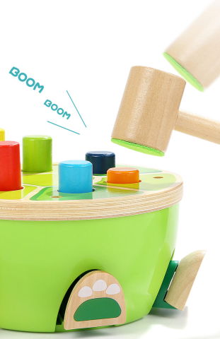 Jucarii indemanare - Jucarie de percutie - Broscuta jucausa