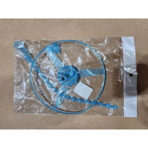 10 - 25 LEI - Jucarie Disc Zburator, Flippy, cu Lumini, Manual, din ABS, +14 Ani, Albastru