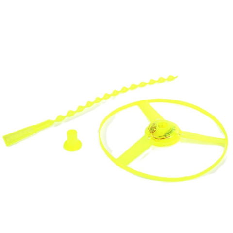 Jucarii interactive - Jucarie Disc Zburator, Flippy, cu Lumini, Manual, din ABS, +14 Ani, Galben