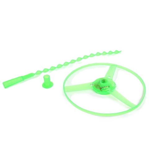 Jucarii interactive - Jucarie Disc Zburator, Flippy, cu Lumini, Manual, din ABS, +14 Ani, Verde