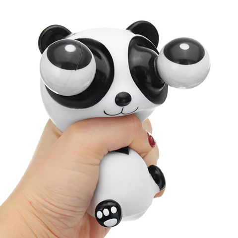 Best deals - Jucarie interactiva antistres Flippy, squeeze eye-popping panda, multicolor