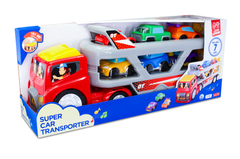 Jucarii interactive - Jucarie interactiva - Camion cu platforma auto