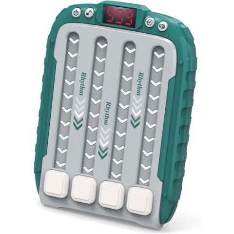 50 - 100 LEI - Jucarie Interactiva, Flippy, Joc Rhythm, +3 Ani, din ABS, 6 Niveluri, 15 x 3 x 11 cm, Functie Muzicala, Verde