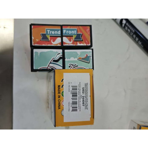 Best deals - Jucarie Interactiva, Flippy, Magic Cube, Puzzle, Diferite Forme, Anti-stress, 8 x 8 x 3 cm, Multicolor