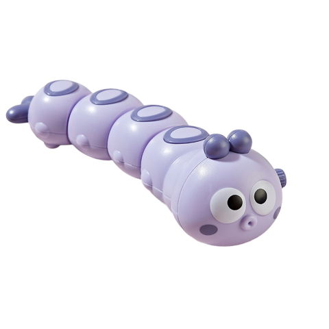 Best deals - Jucarie mecanica pentru copii Flippy, omida haioasa, cu cheita, distractiva, se taraste, se misca, 15 x 4 cm, mov