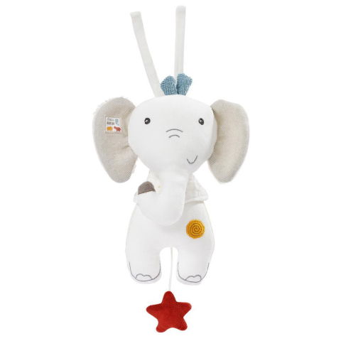 Jucarii muzicale bebelusi - Jucarie muzicala - Elefantel NATUR