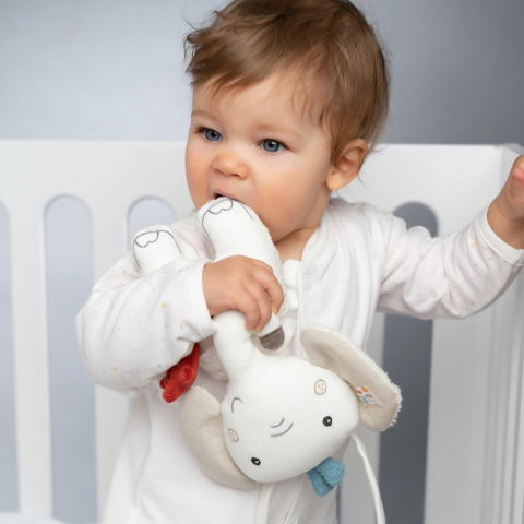 Jucarii muzicale bebelusi - Jucarie muzicala - Elefantel NATUR