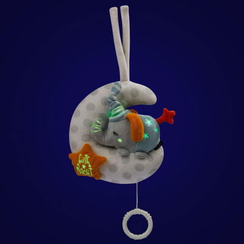 Jucarii muzicale bebelusi - Jucarie muzicala - Elefantel somnoros