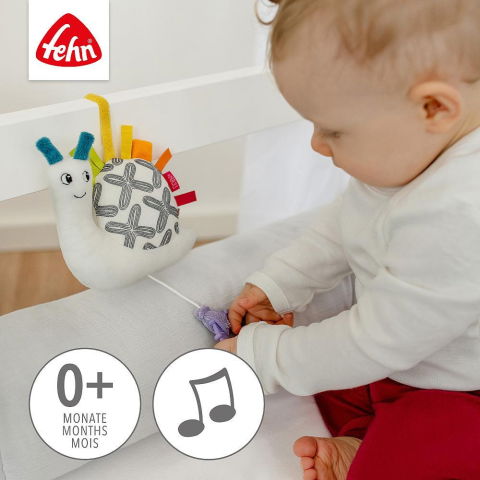 Jucarii muzicale bebelusi - Jucarie muzicala mini - Melc prietenos