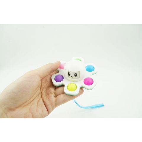 TeoMarket - Jucarie Pop It, Flippy, Fidget Toy, antistres, senzoriala,Alb