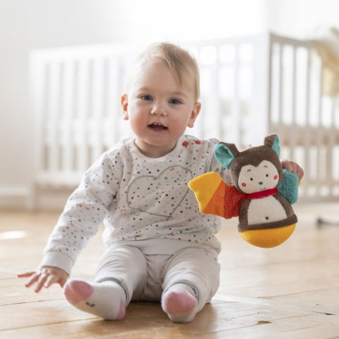 Jucarii de plus - Jucarie Roly Poly - Liliac prietenos