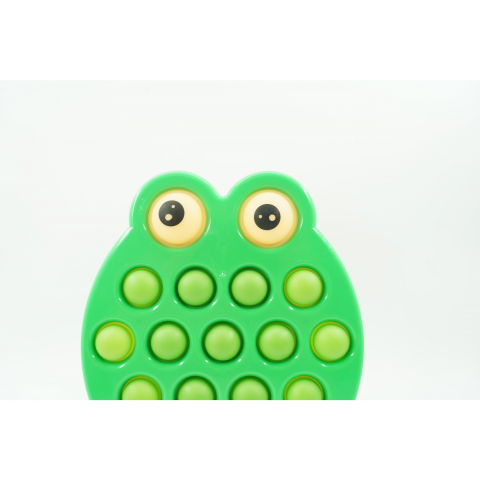 TeoMarket - Jucarie senzoriala antistres, Simple Dimple, Broasca, Verde