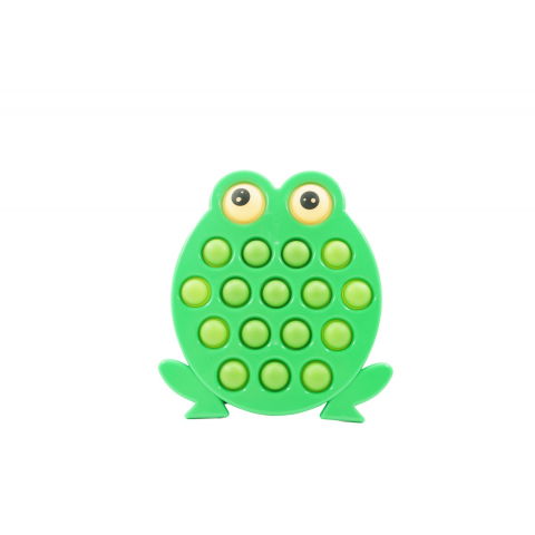 TeoMarket - Jucarie senzoriala antistres, Simple Dimple, Broasca, Verde