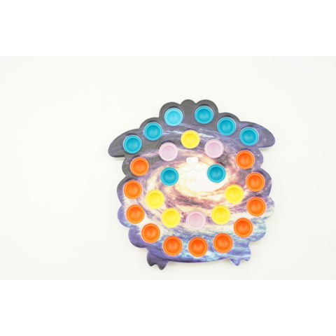 TeoMarket - Jucarie senzoriala antistres, Simple Dimple, Oaie, Multicolor, V1